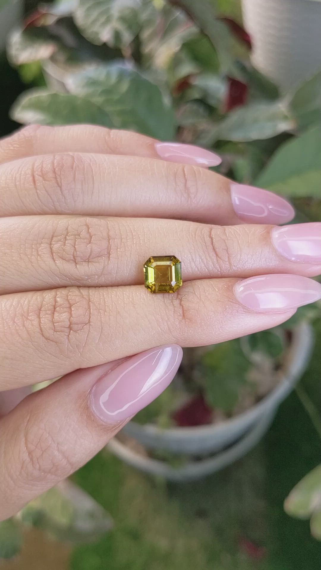 1.57 Ct. Tourmaline from Ceylon (Sri Lanka) Size Video