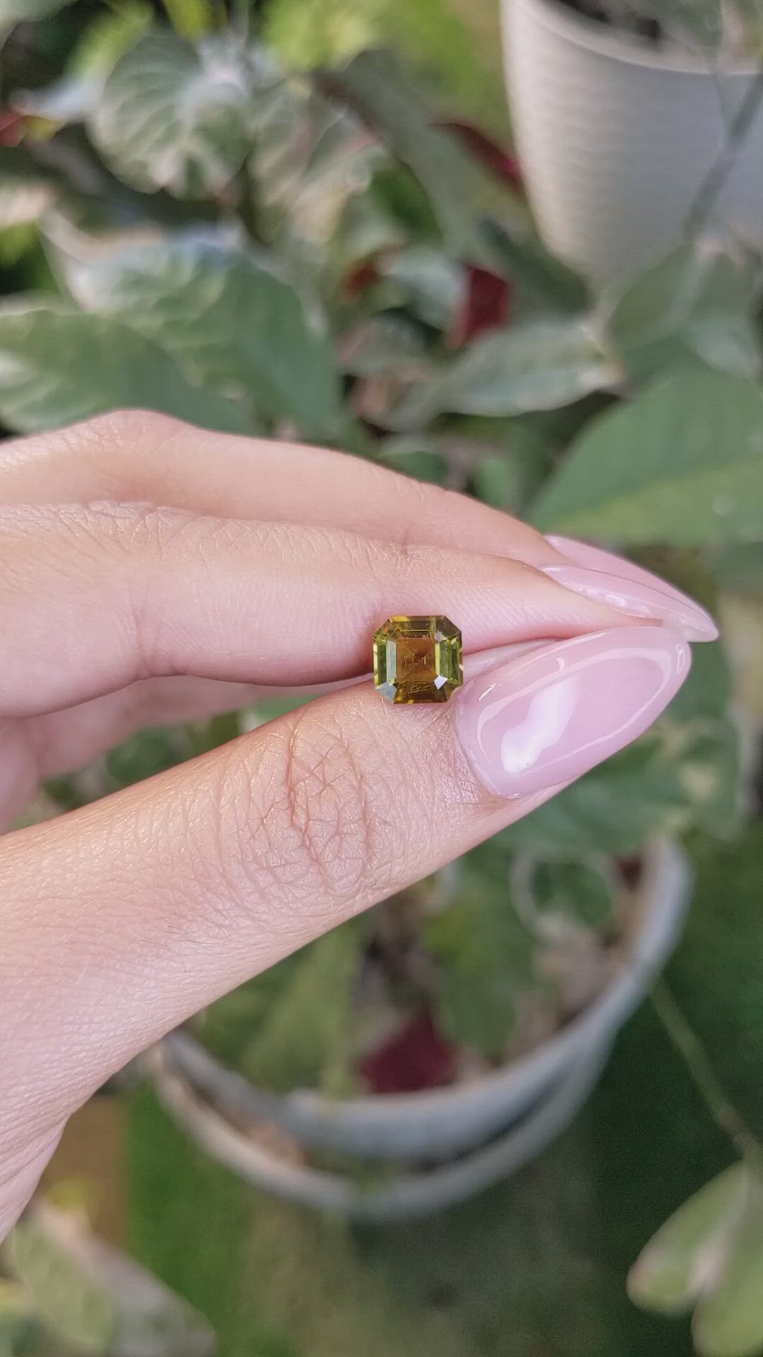 1.57 Ct. Tourmaline from Ceylon (Sri Lanka) Size Video