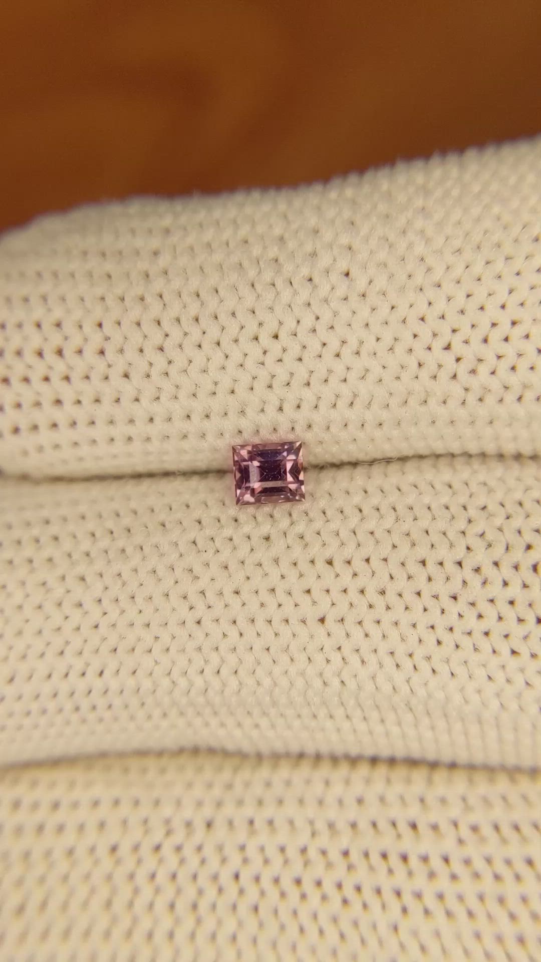 0.37 Ct. Garnet from Ceylon (Sri Lanka) Size Video