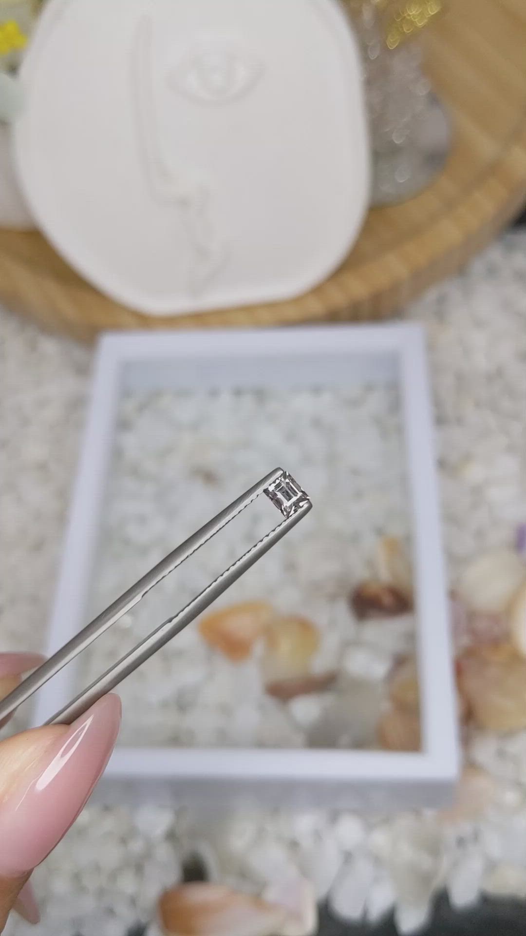 0.37 Ct. Garnet from Ceylon (Sri Lanka) Size Video