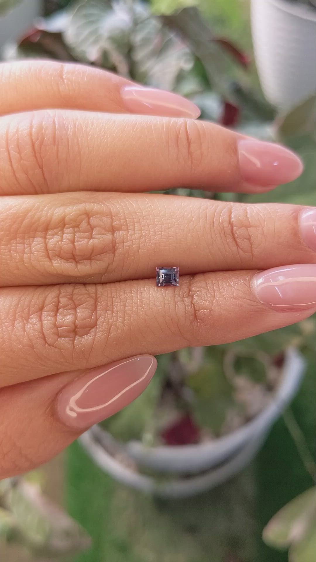 0.37 Ct. Garnet from Ceylon (Sri Lanka) Size Video