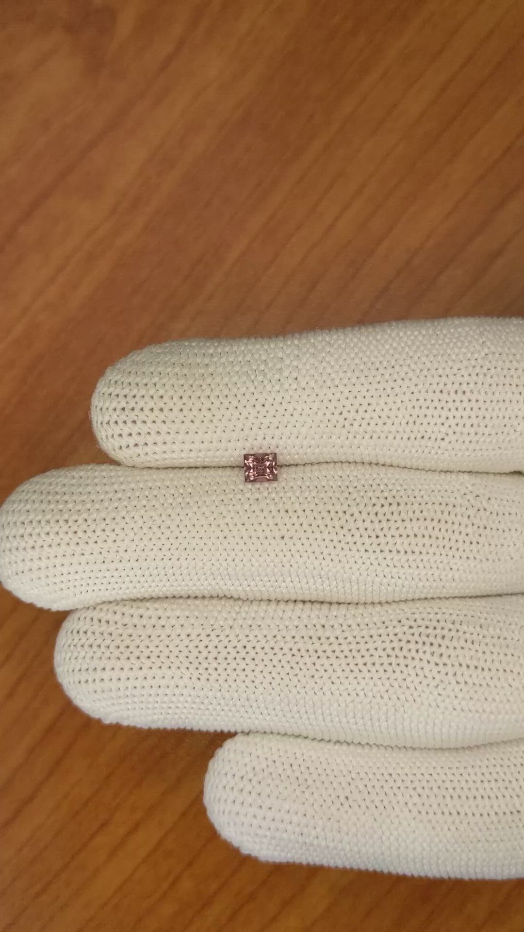 0.37 Ct. Garnet from Ceylon (Sri Lanka) Size Video