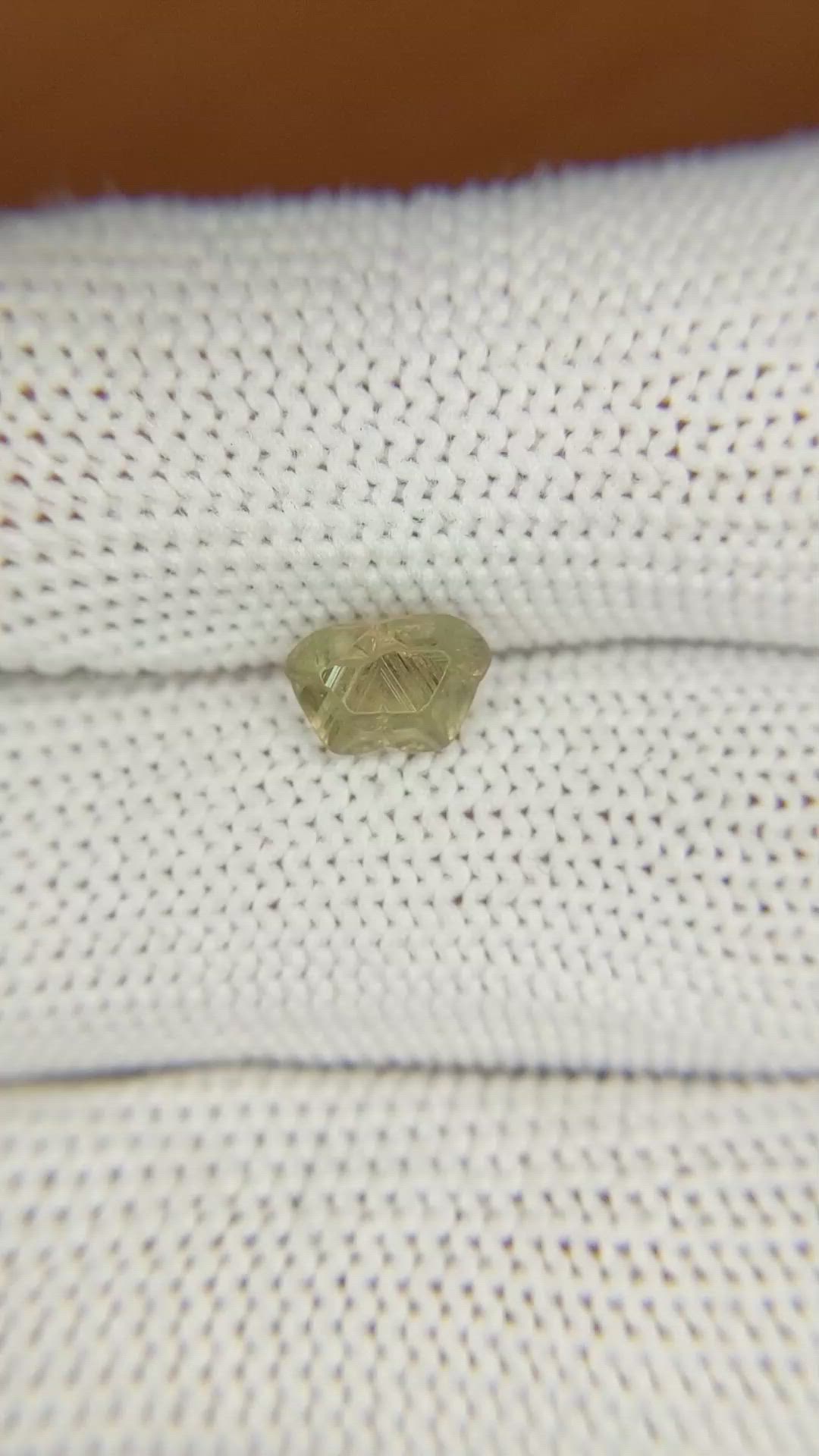 1.30 Ct. Alexandrite Crystal from Brazil Size Video