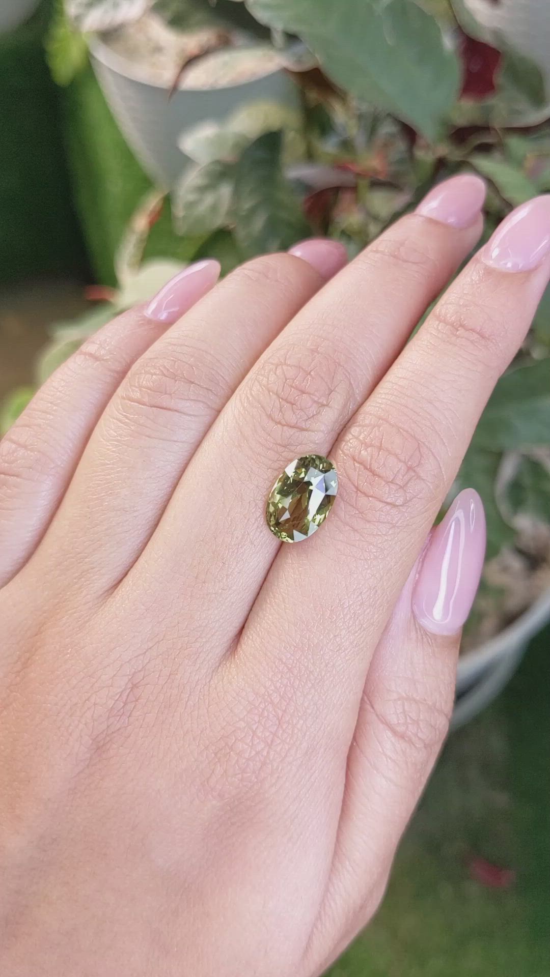 4.54 Ct. Alexandrite from Brazil Size Video