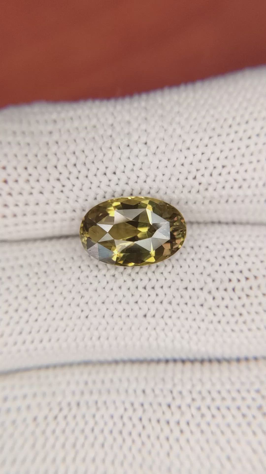 4.54 Ct. Alexandrite from Brazil Size Video