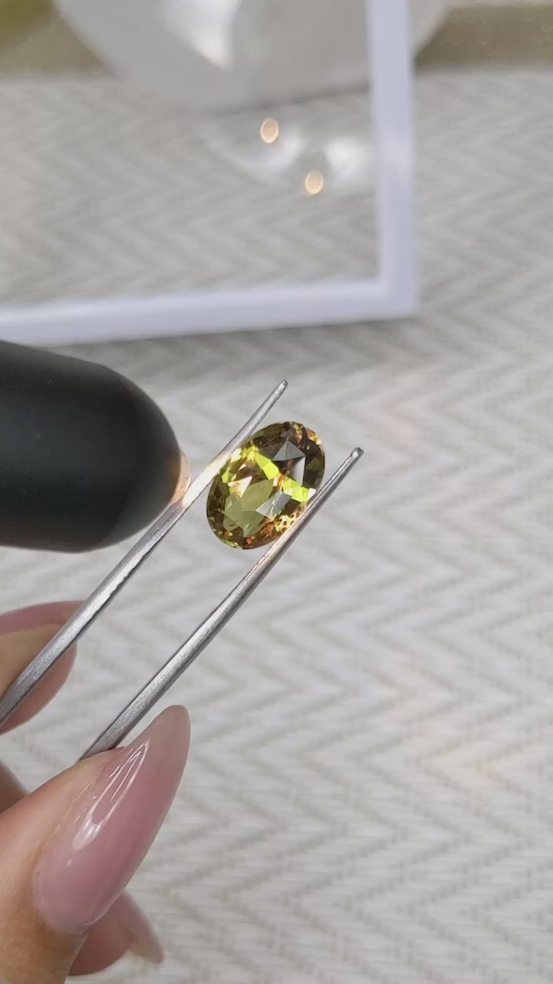 4.54 Ct. Alexandrite from Brazil Size Video