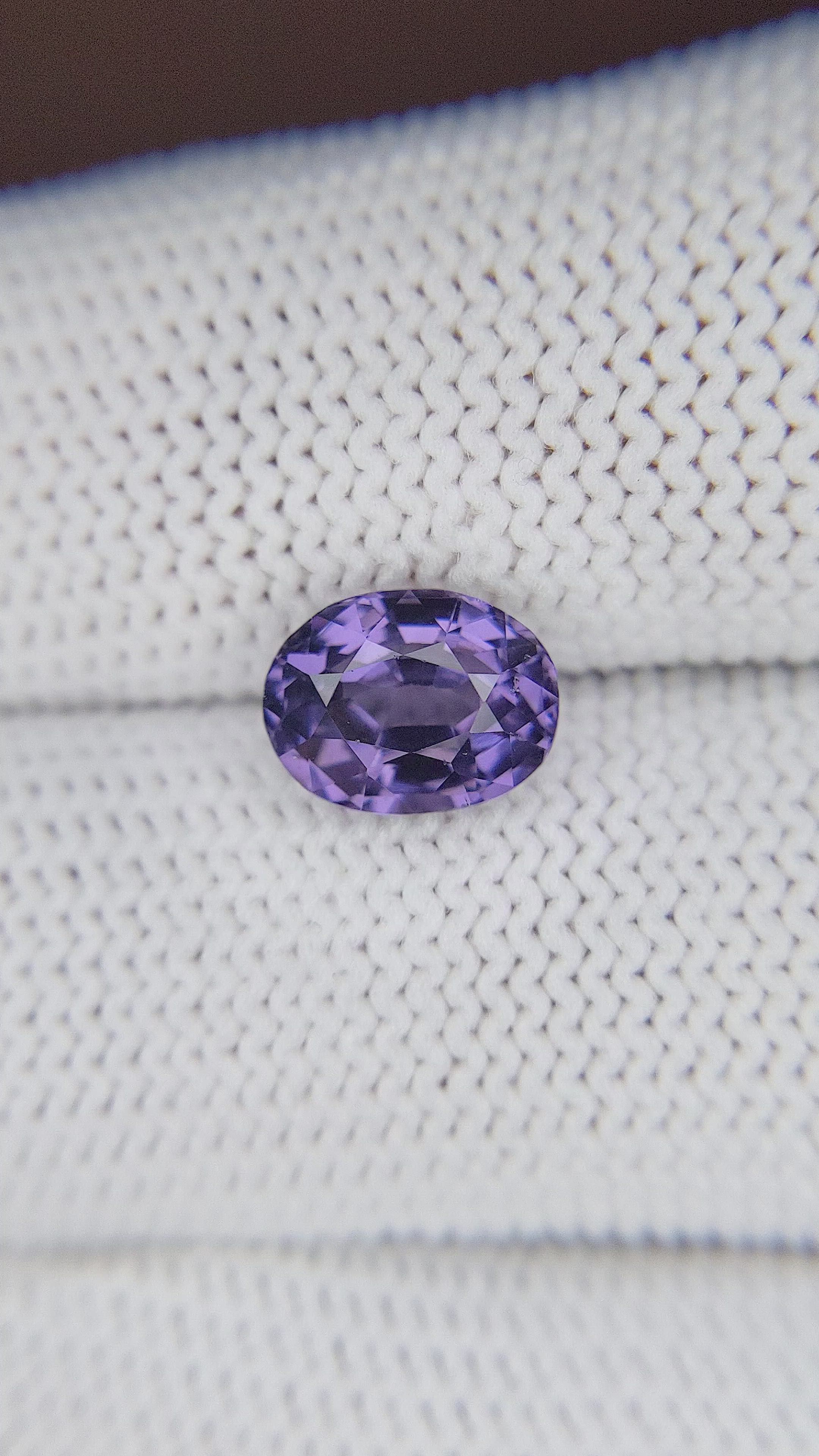 2.30 Ct. Bluish Purple Spinel from Ceylon (Sri Lanka) Size Video