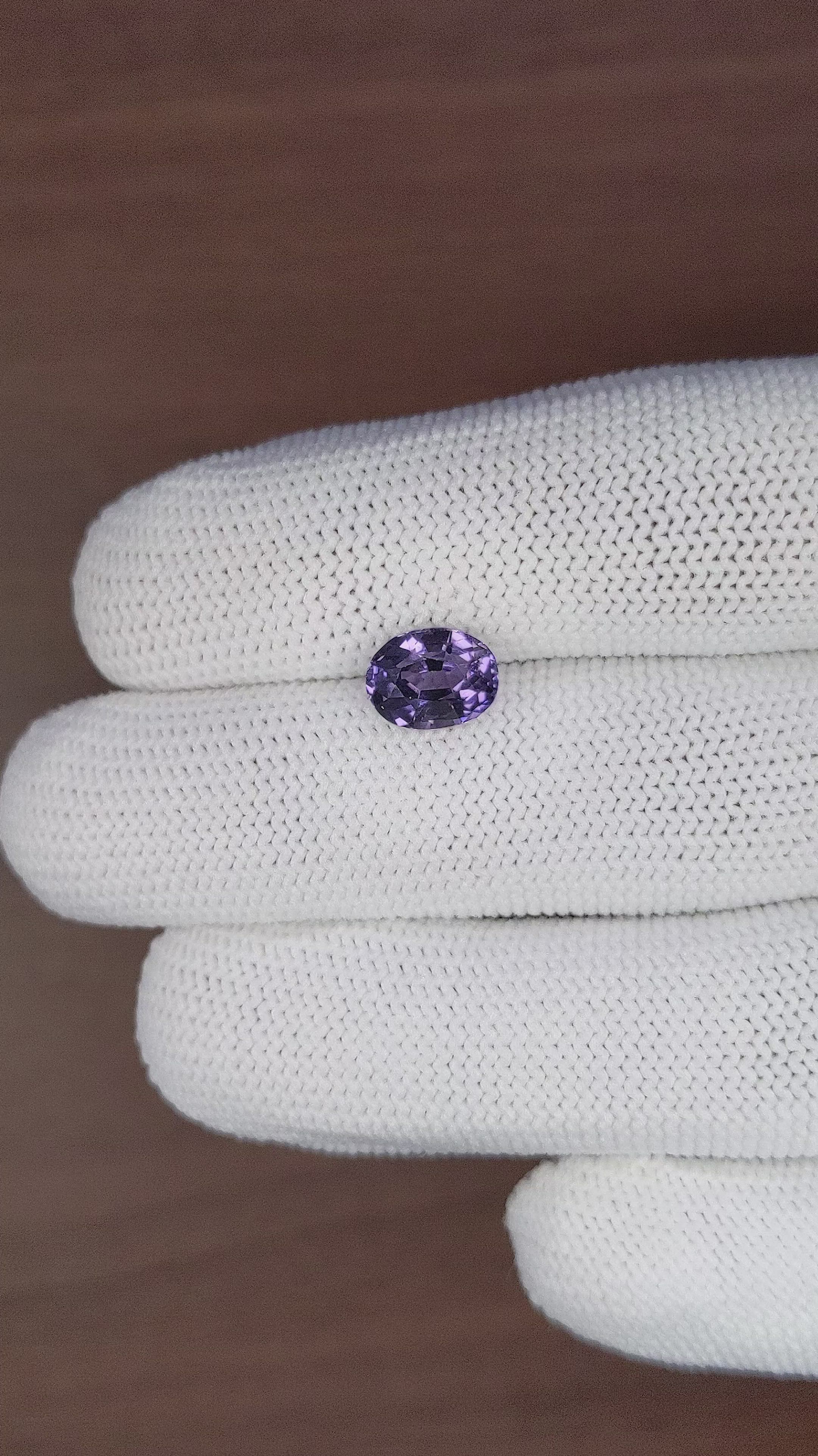 2.30 Ct. Bluish Purple Spinel from Ceylon (Sri Lanka) Size Video
