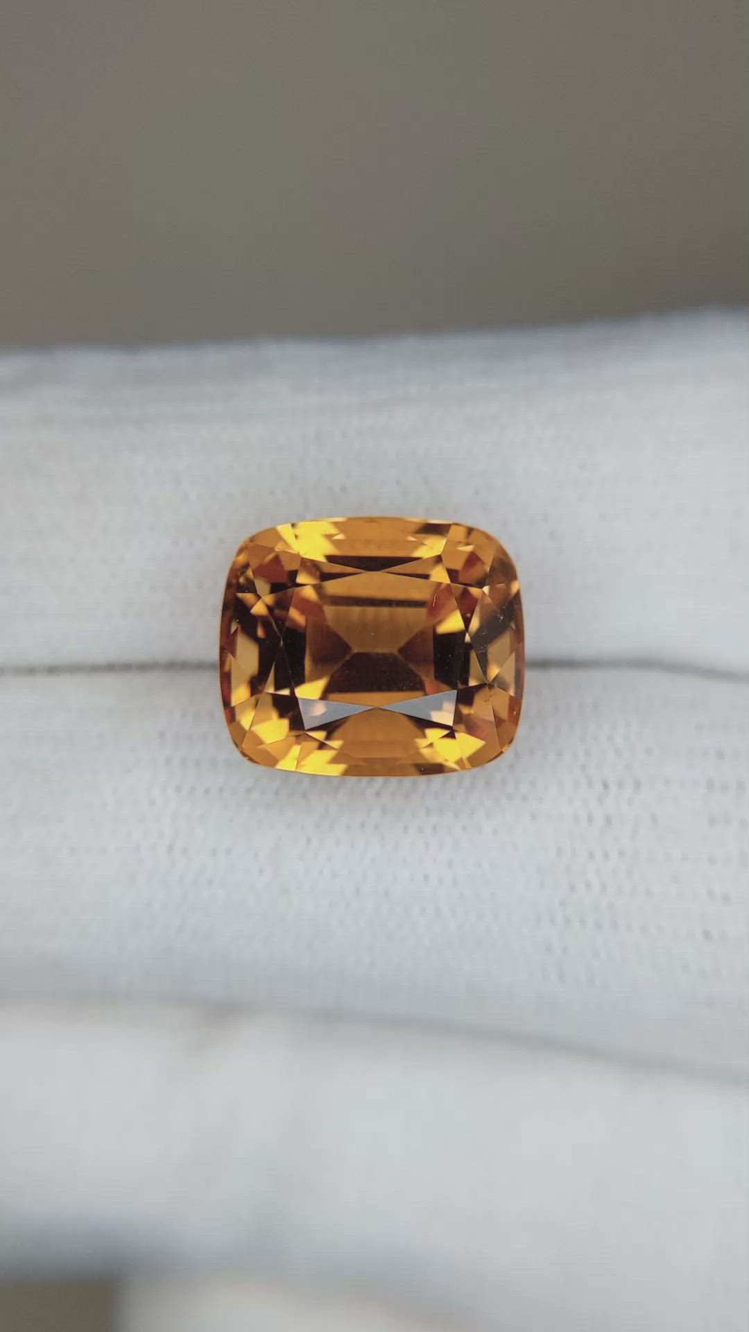 8.50 Ct. Citrine from Brazil Size Video