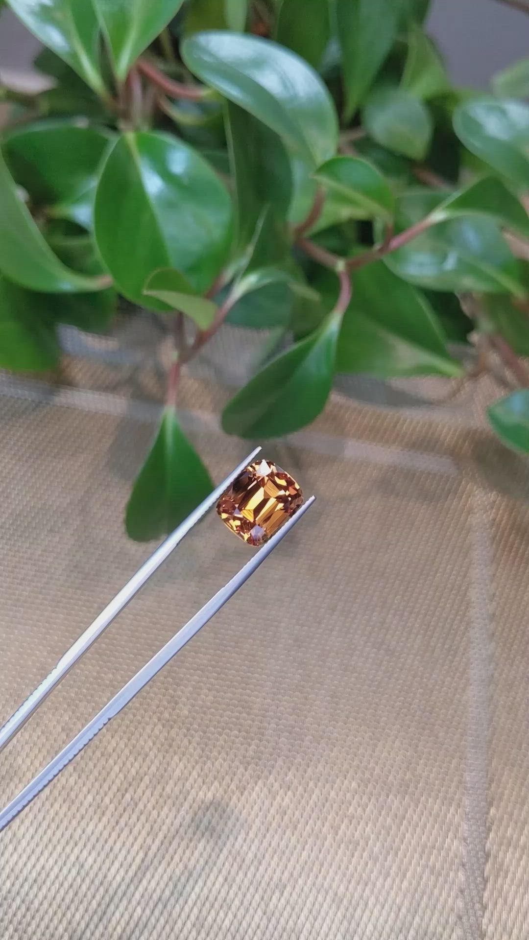 9.17 Ct. Citrine from Brazil Size Video
