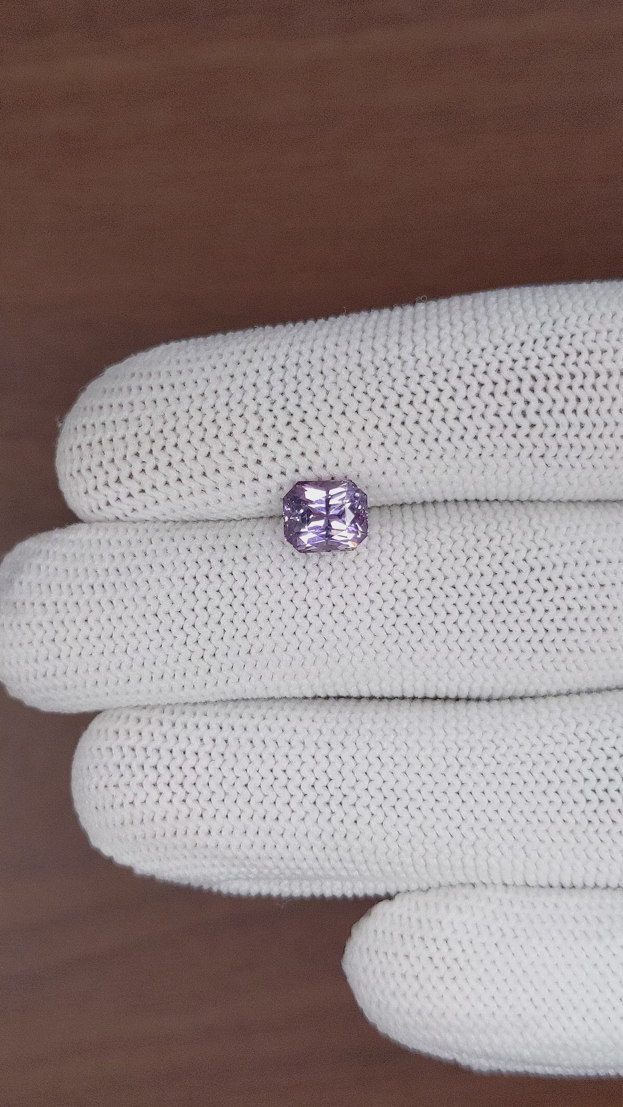 2.04 Ct. Purple Spinel from Ceylon (Sri Lanka) Size Video