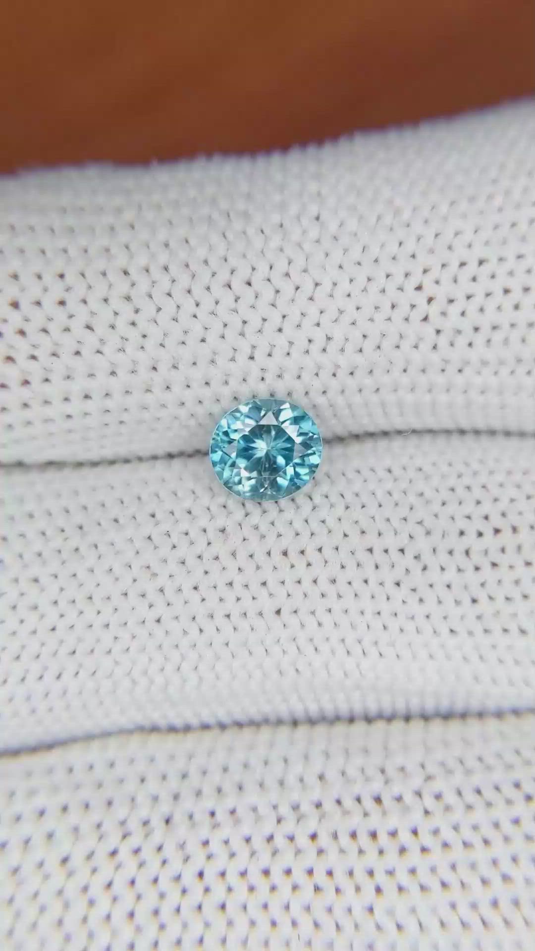 1.16 Ct. Zircon from Ceylon (Sri Lanka) Size Video