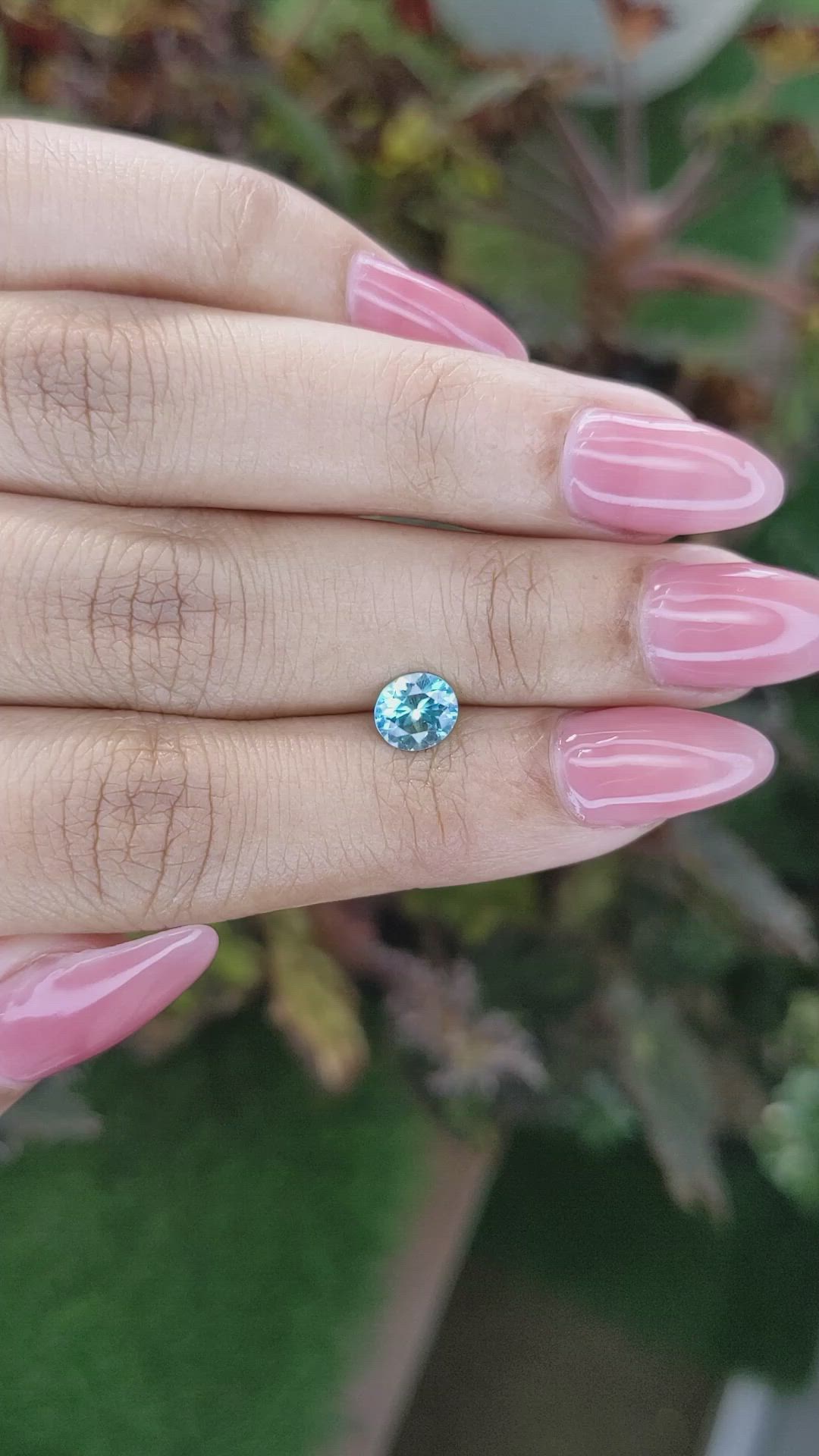 1.16 Ct. Zircon from Ceylon (Sri Lanka) Size Video