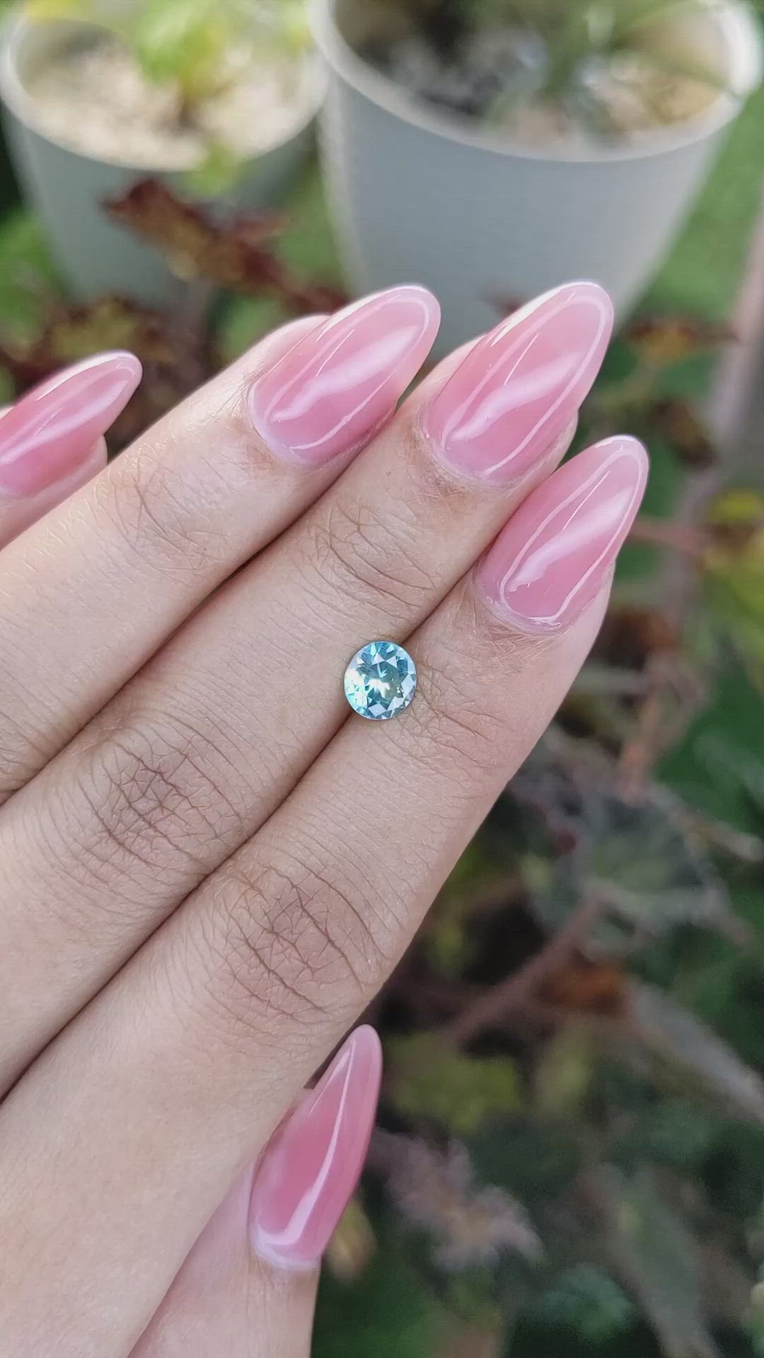 1.16 Ct. Zircon from Ceylon (Sri Lanka) Size Video