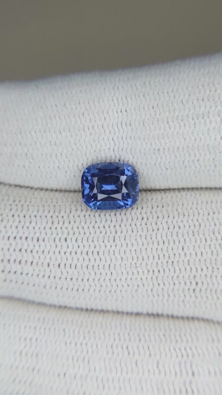 2.03 Ct. Cobalt Spinel from Tanzania Size Video