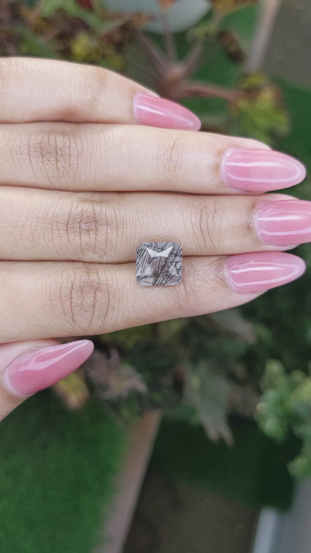 4.08 Ct. Rutilated Quartz from Ceylon (Sri Lanka) Size Video