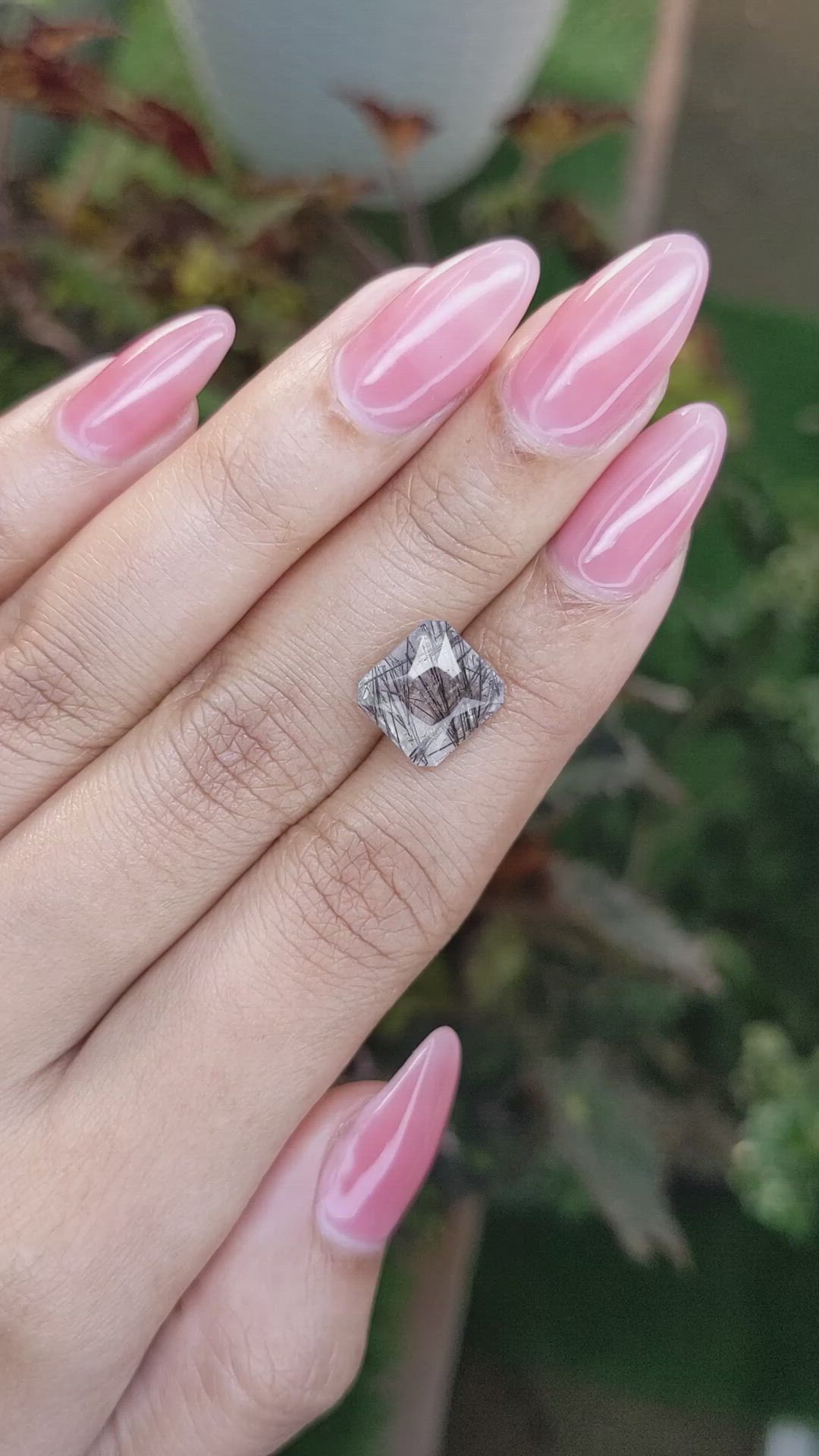 4.08 Ct. Rutilated Quartz from Ceylon (Sri Lanka) Size Video