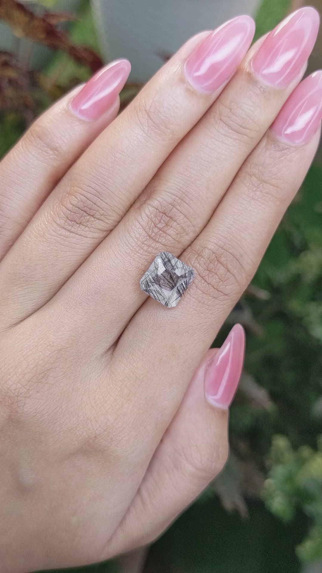 4.08 Ct. Rutilated Quartz from Ceylon (Sri Lanka) Size Video