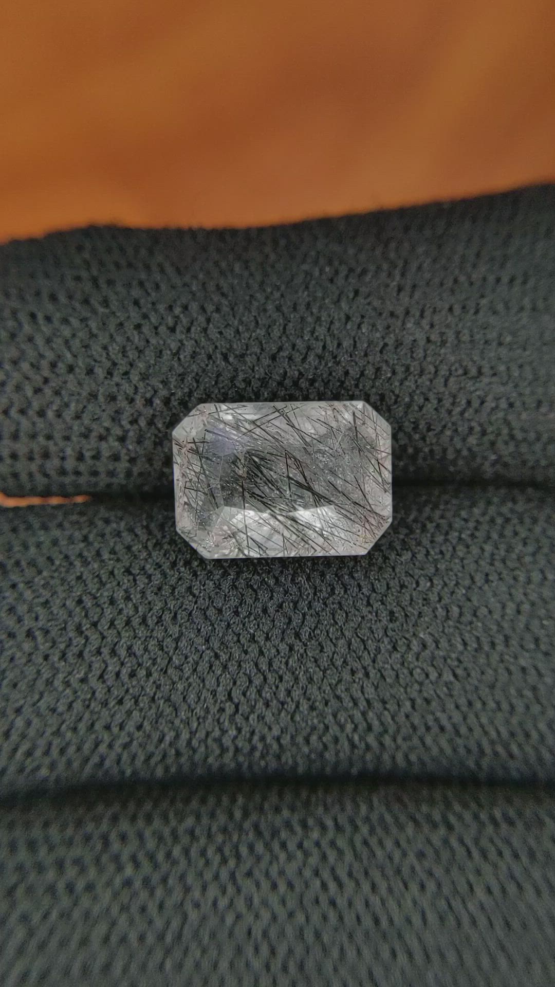 4.19 Ct. Rutilated Quartz from Ceylon (Sri Lanka) Size Video