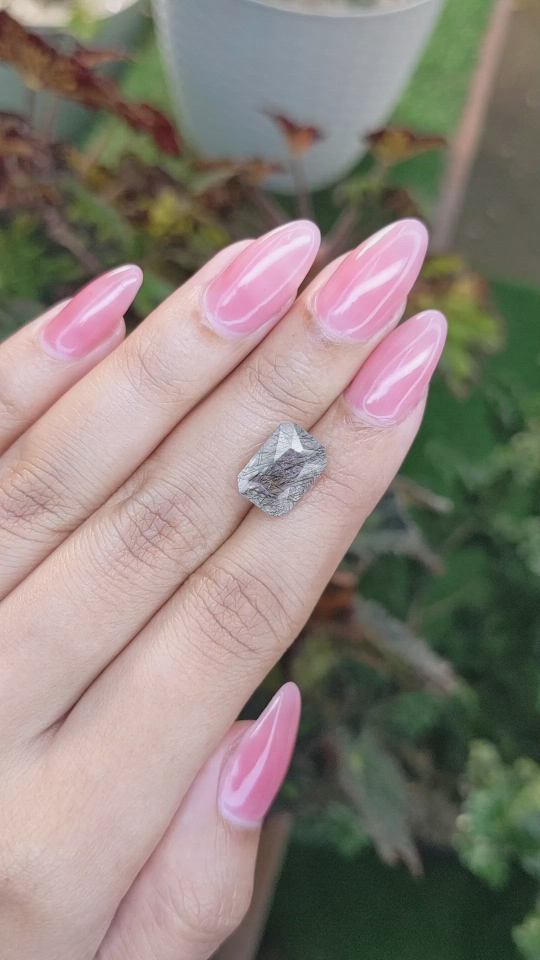 4.19 Ct. Rutilated Quartz from Ceylon (Sri Lanka) Size Video