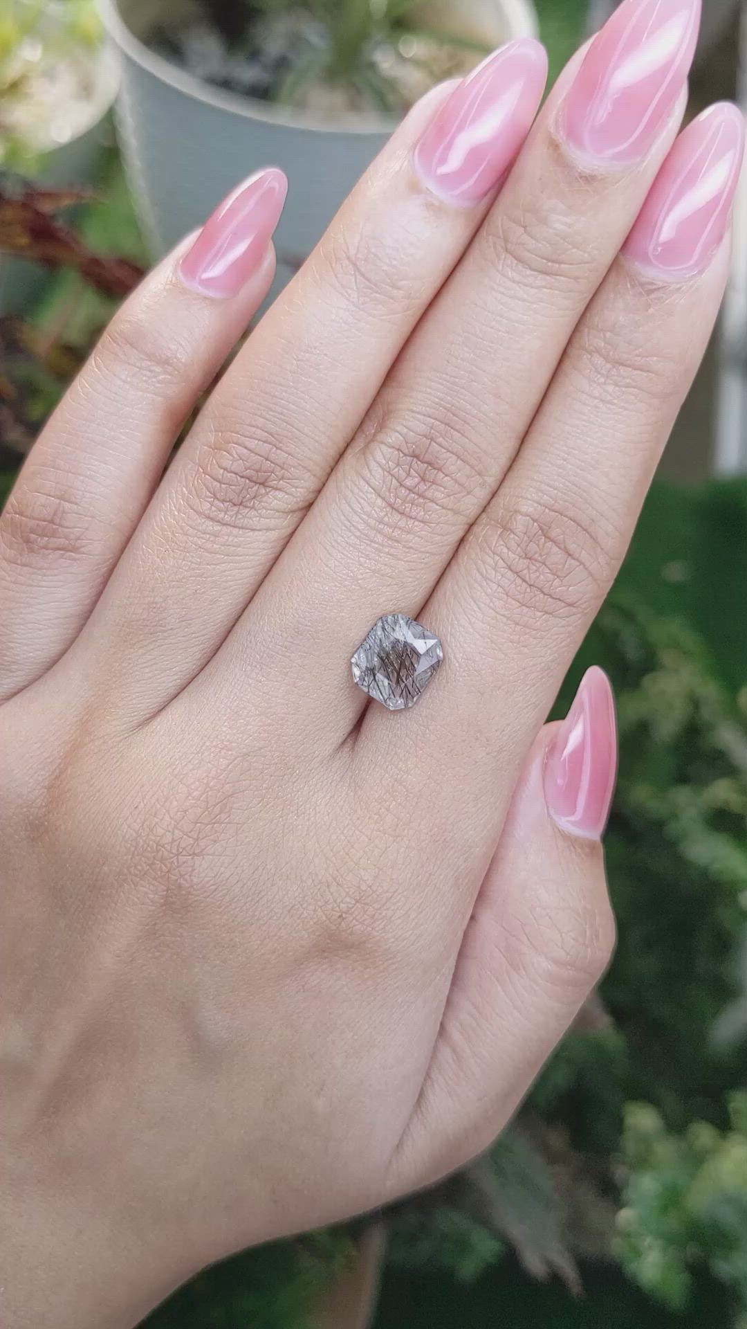 2.21 Ct. Rutilated Quartz from Ceylon (Sri Lanka) Size Video