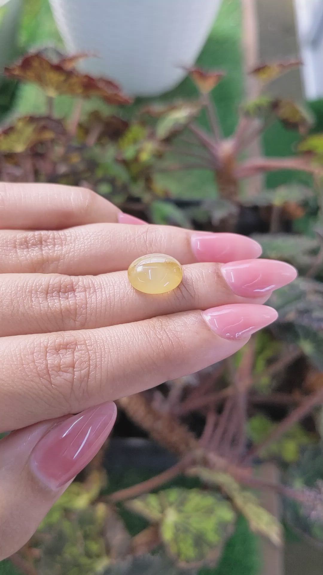 5.79 Ct. Cabochon Agate from Brazil Size Video