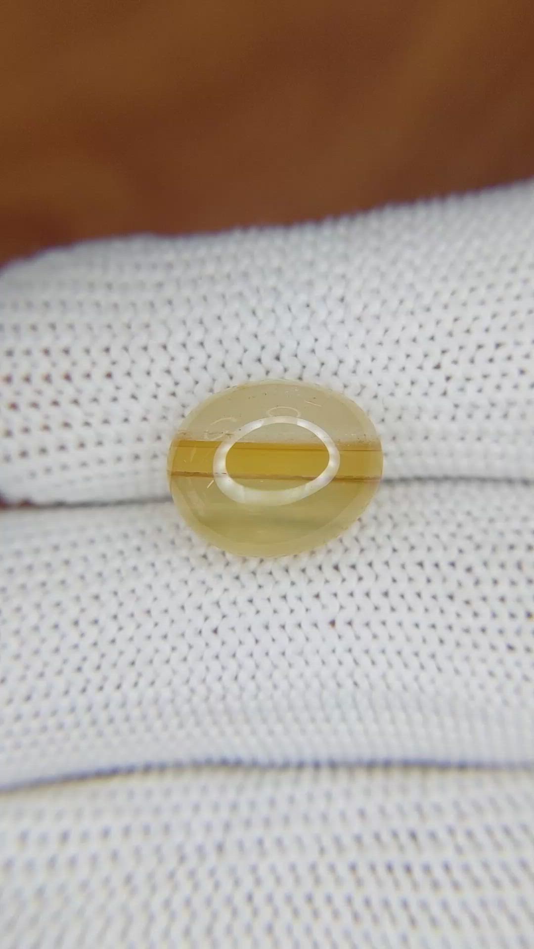 5.79 Ct. Cabochon Agate from Brazil Size Video