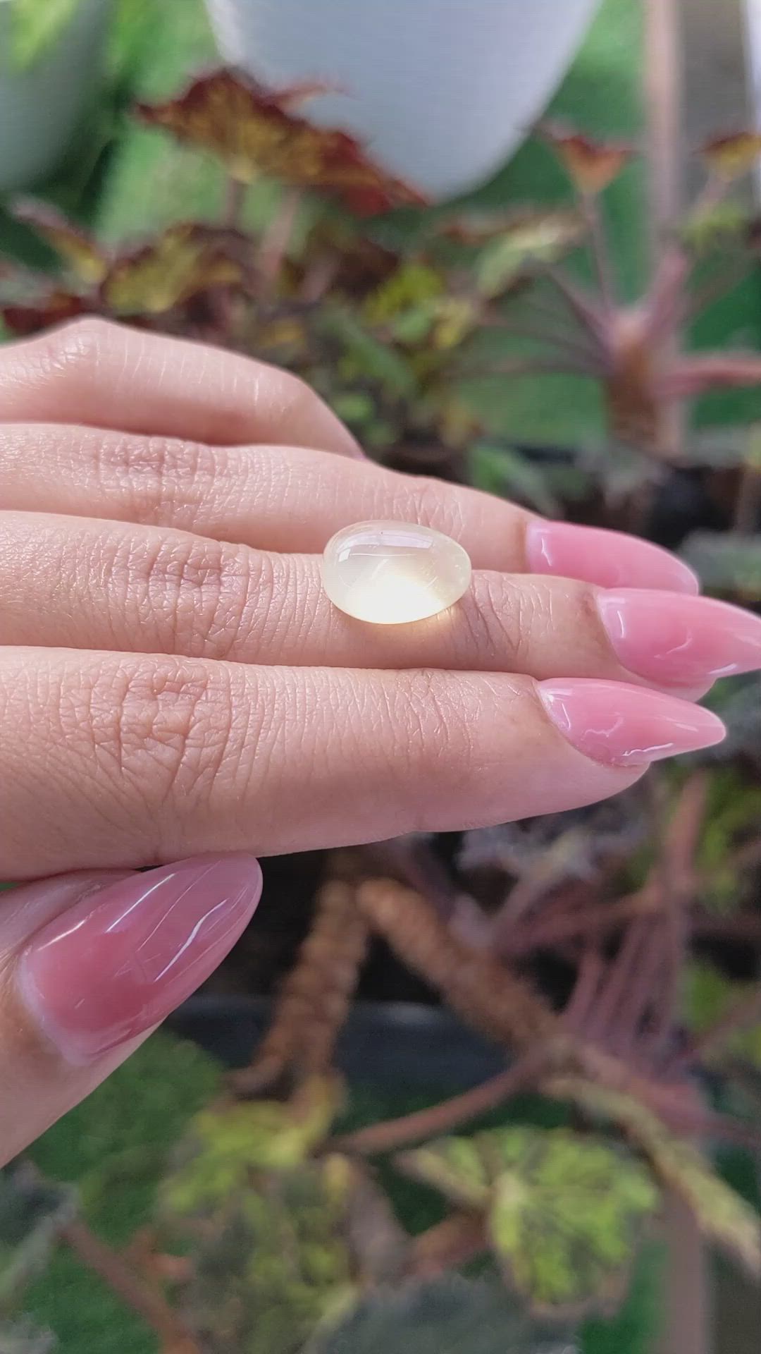 6.28 Ct. Cabochon Agate from Brazil Size Video