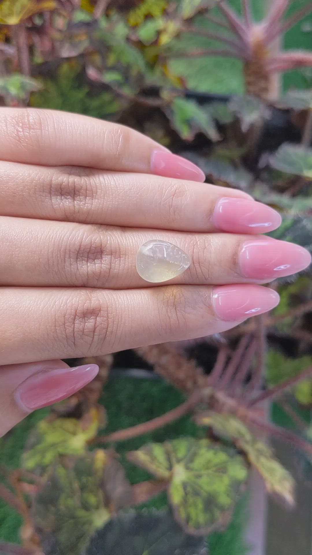 6.28 Ct. Cabochon Agate from Brazil Size Video