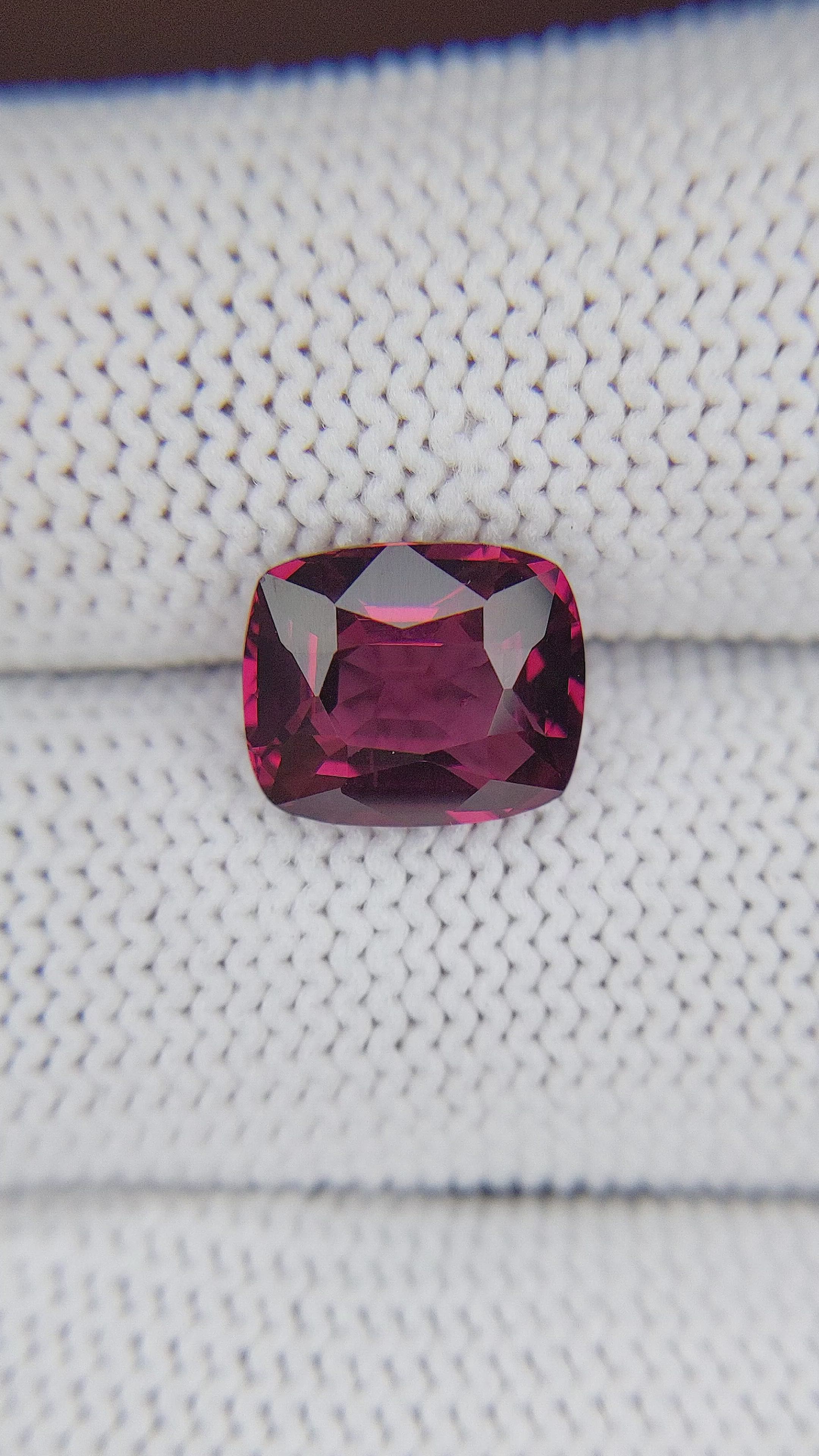 4.17 Ct. Malaya Garnet from Madagascar Size Video