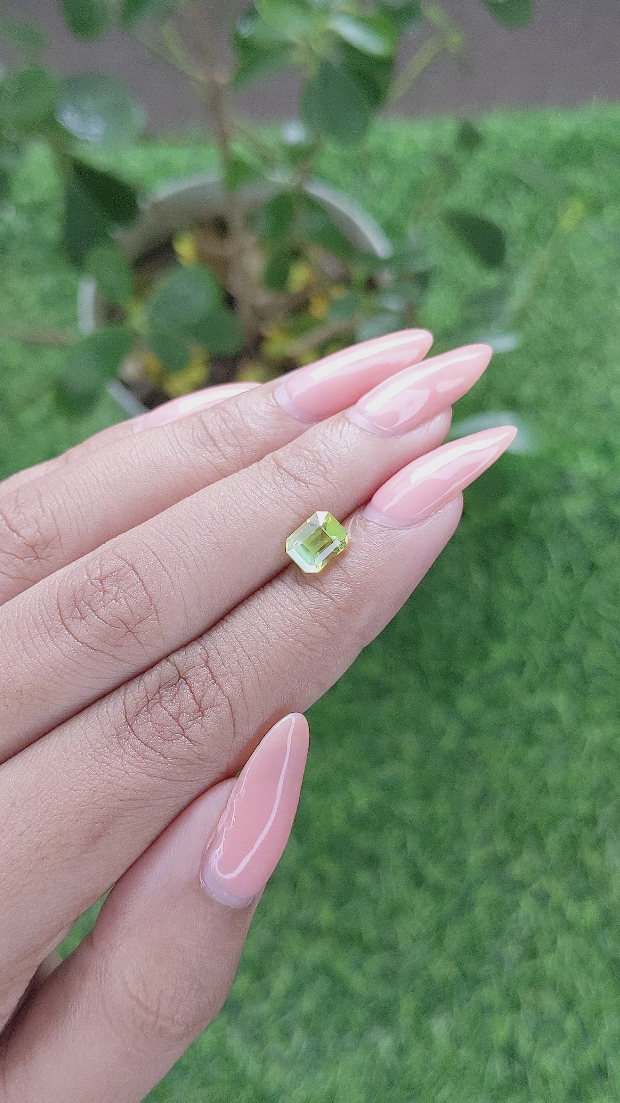 1.53 Ct. Chrysoberyl from Madagascar Size Video