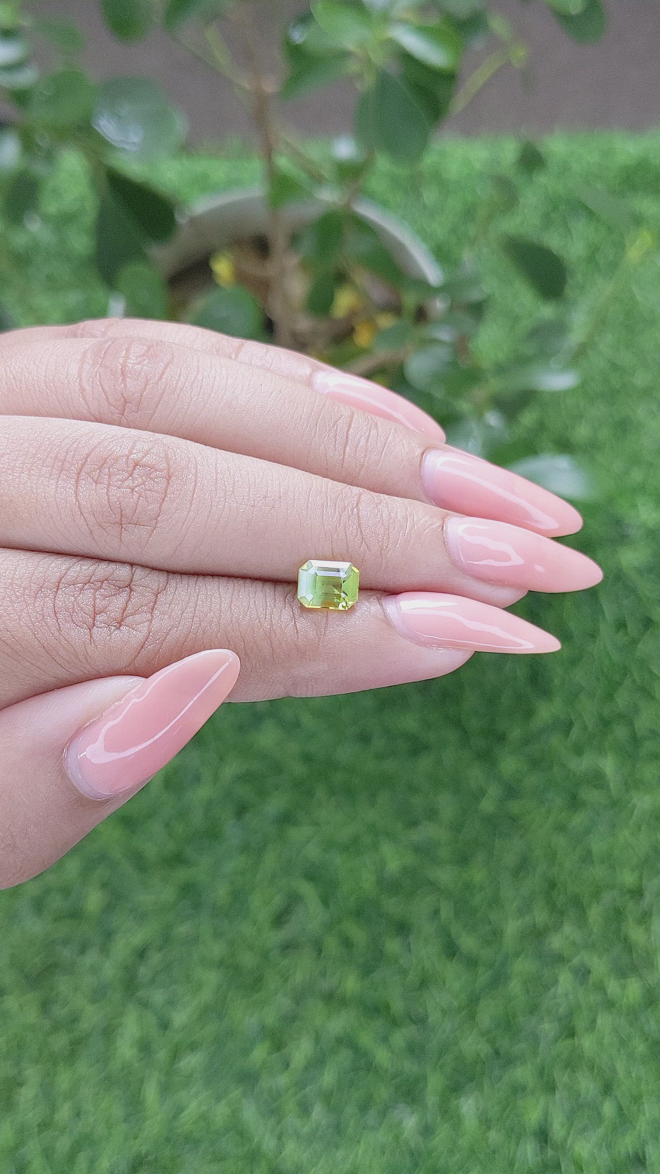 1.53 Ct. Chrysoberyl from Madagascar Size Video