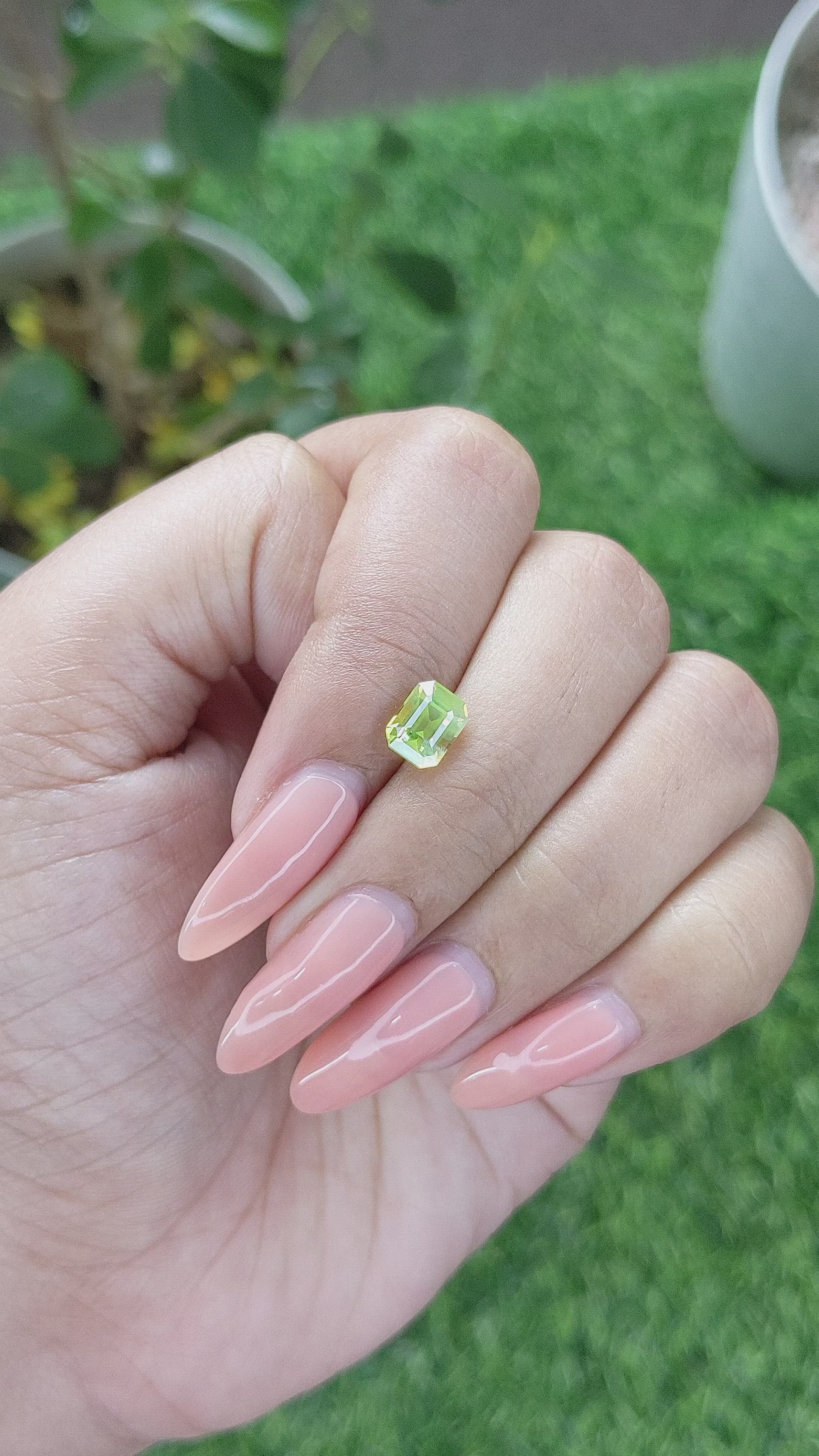 1.53 Ct. Chrysoberyl from Madagascar Size Video