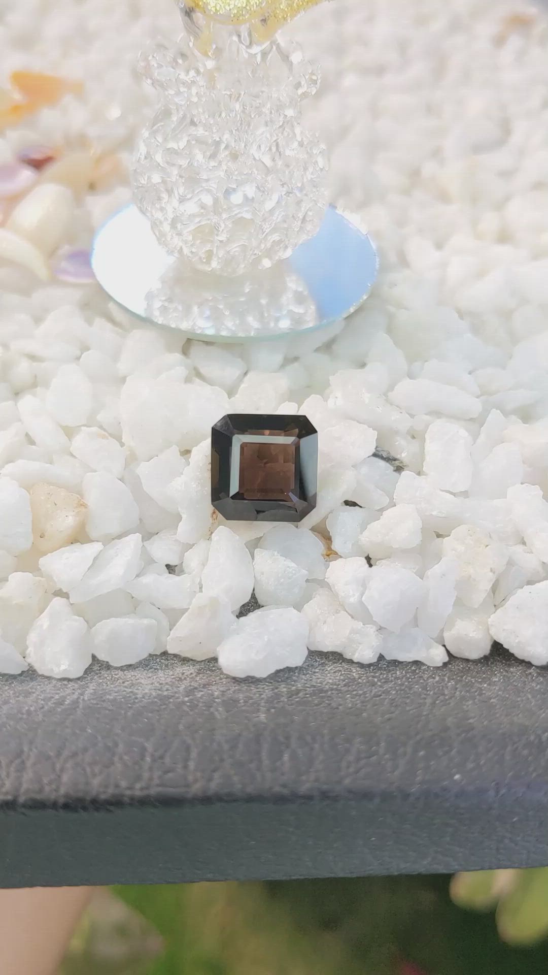 10.24 Ct. Smokey Quartz from Ceylon (Sri Lanka) Size Video
