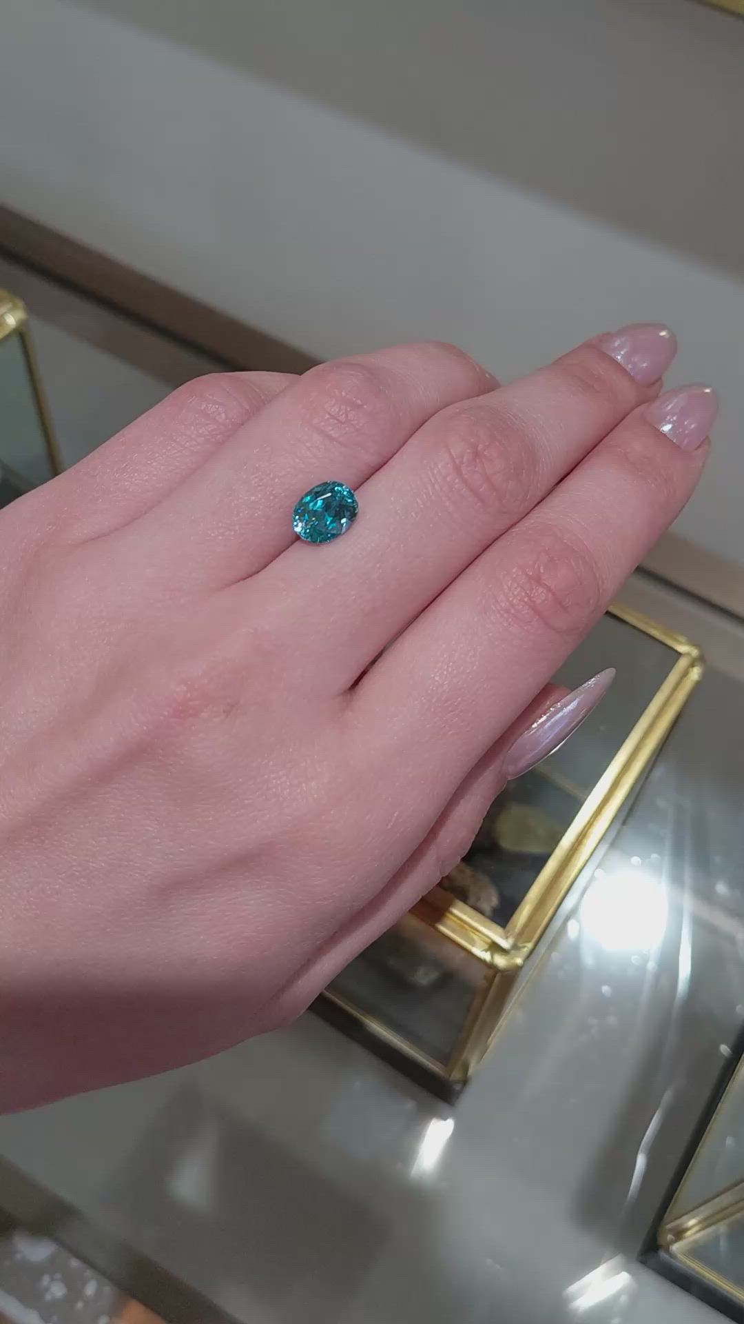 3.58 Ct. Zircon from Madagascar Size Video