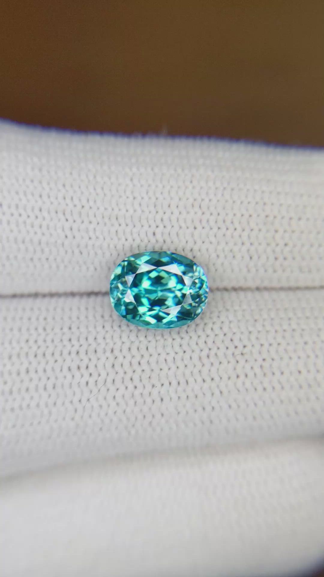 3.58 Ct. Zircon from Madagascar Size Video