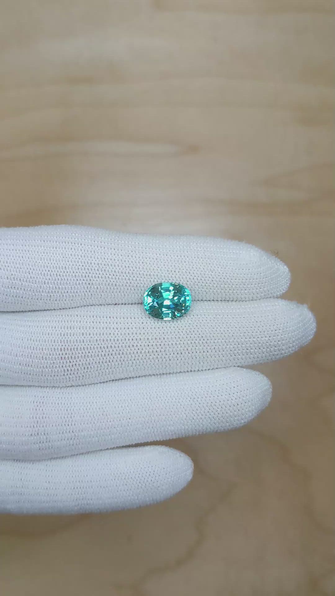 5.33 Ct. Zircon from Madagascar Size Video
