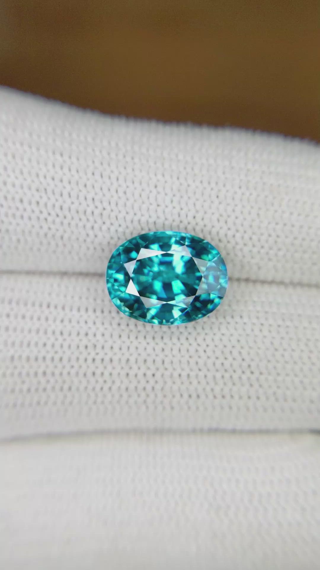 7.34 Ct. Zircon from Madagascar Size Video