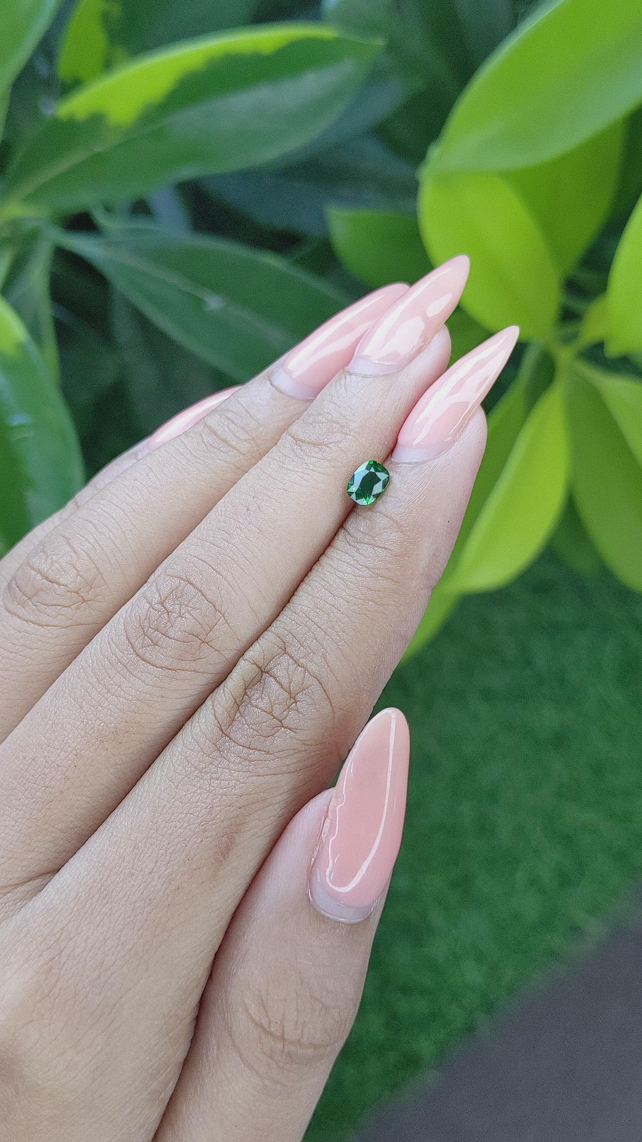 0.43 Ct. Tourmaline from Tanzania Size Video