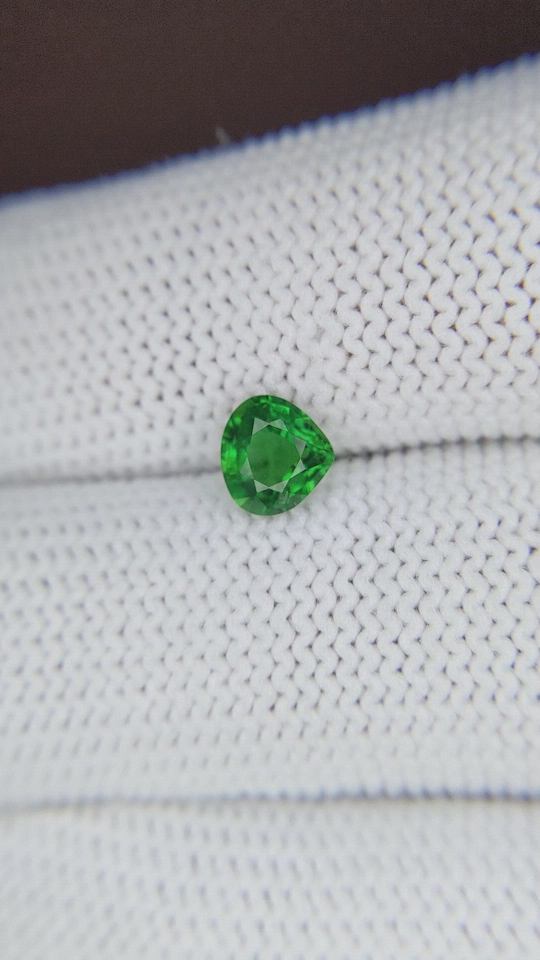 0.69 Ct. Green Tourmaline from Tanzania Size Video