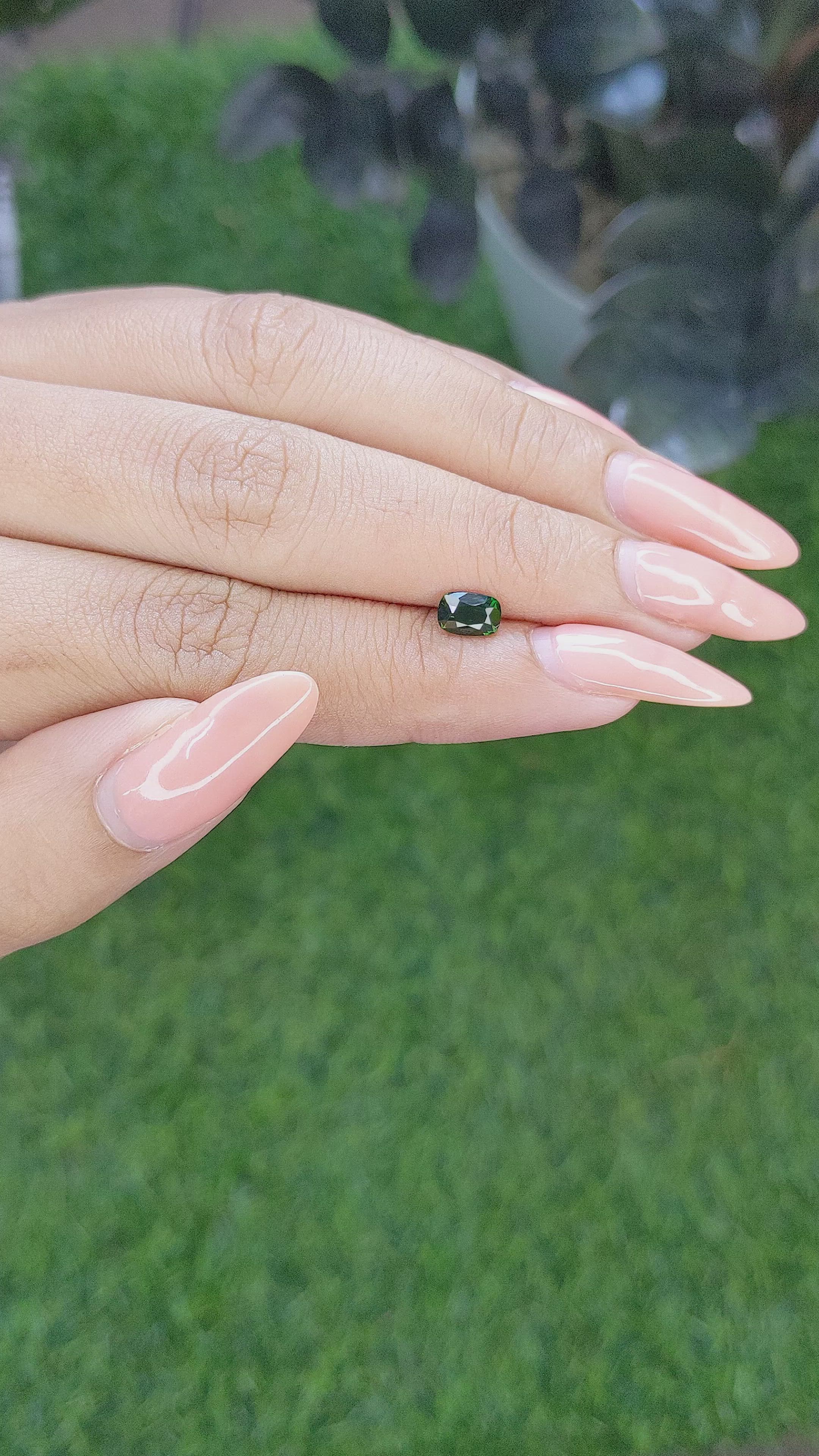 0.60 Ct. Tourmaline from Tanzania Size Video