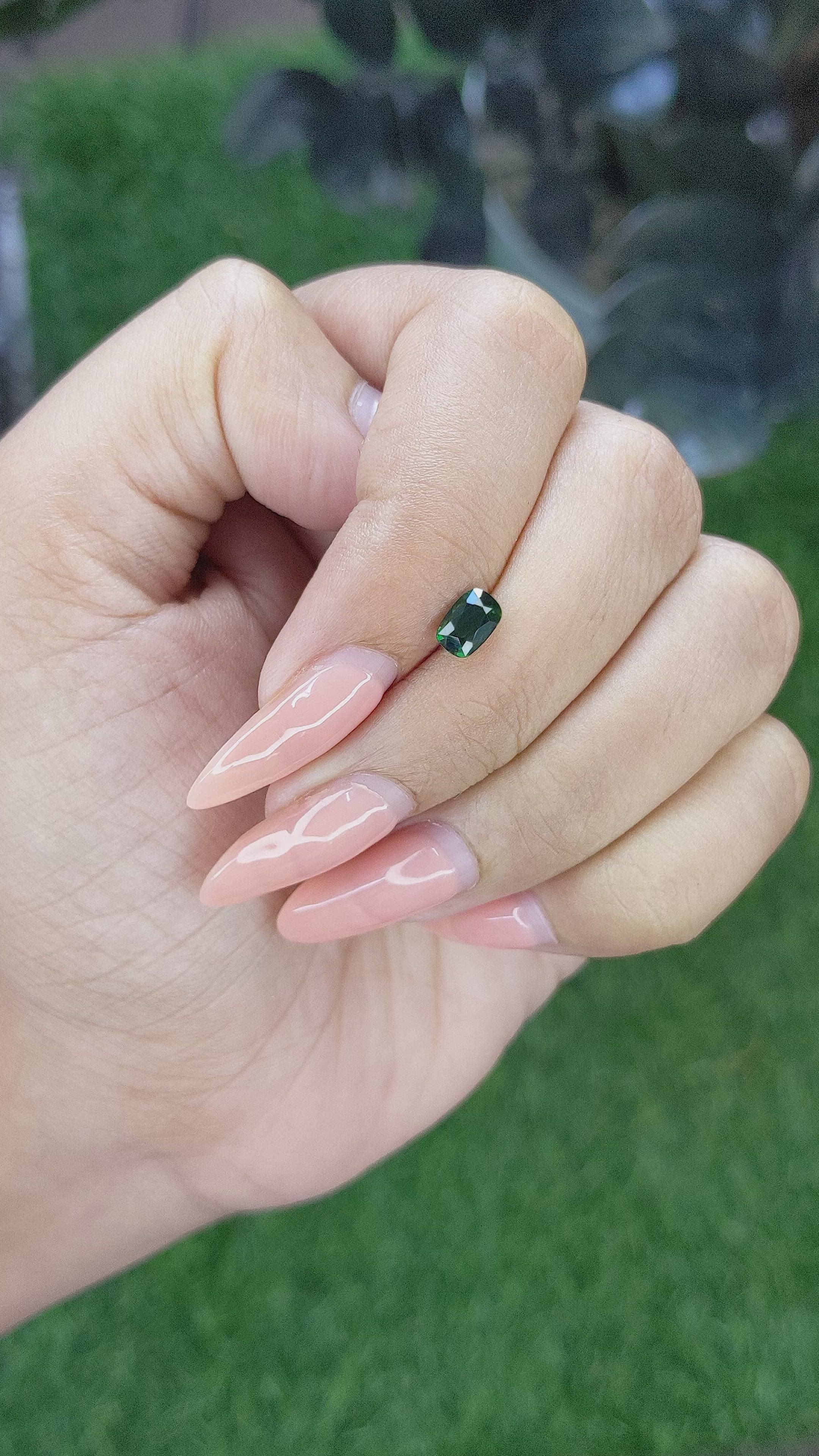 0.60 Ct. Tourmaline from Tanzania Size Video