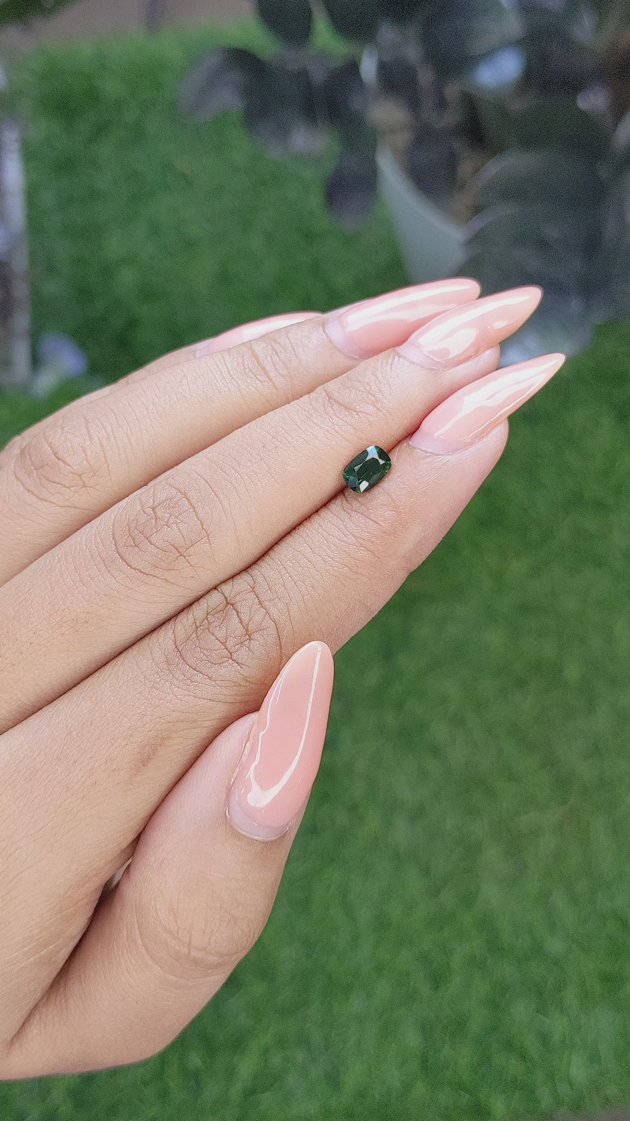 0.60 Ct. Tourmaline from Tanzania Size Video