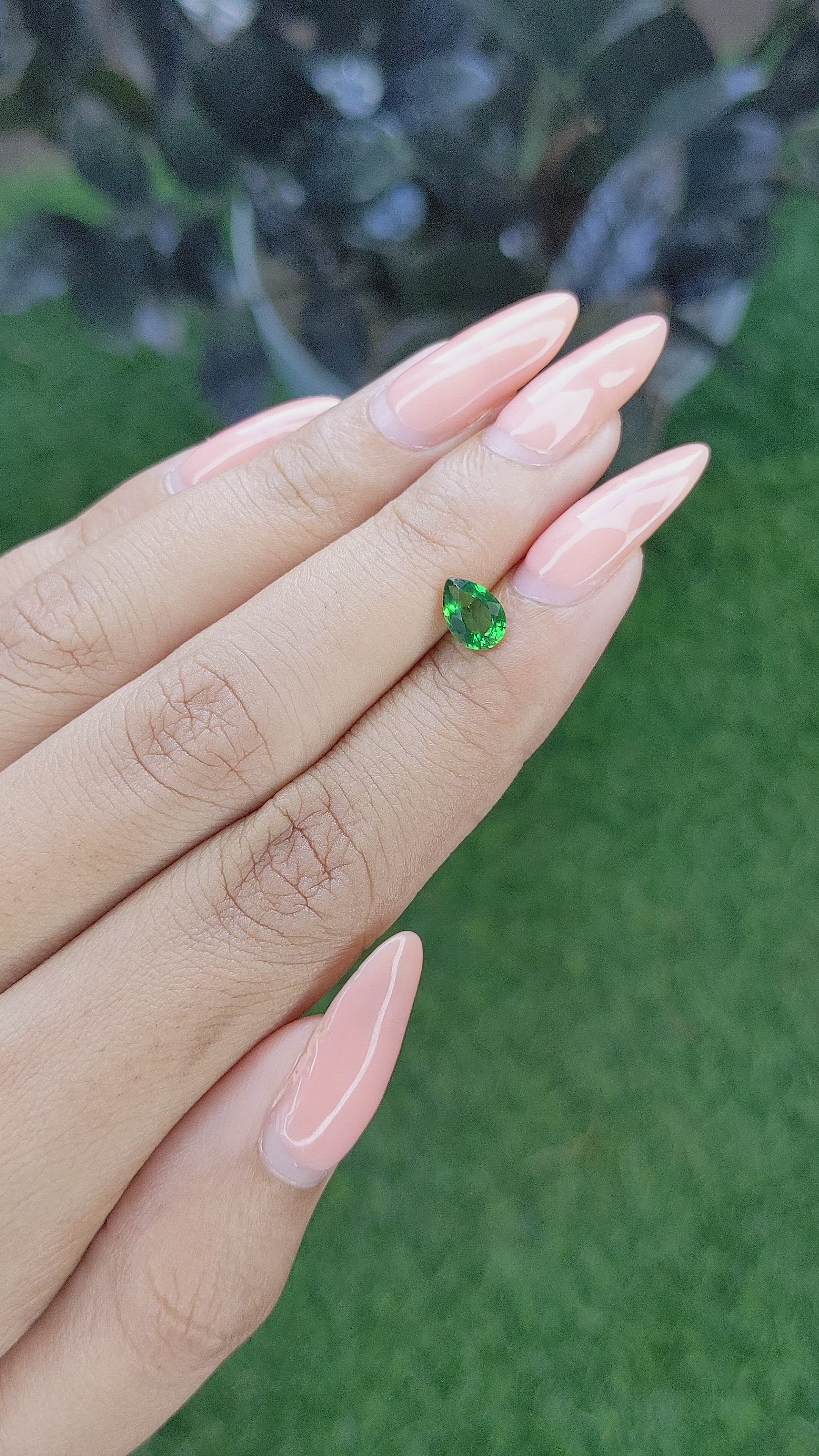 0.69 Ct. Tourmaline from Tanzania Size Video