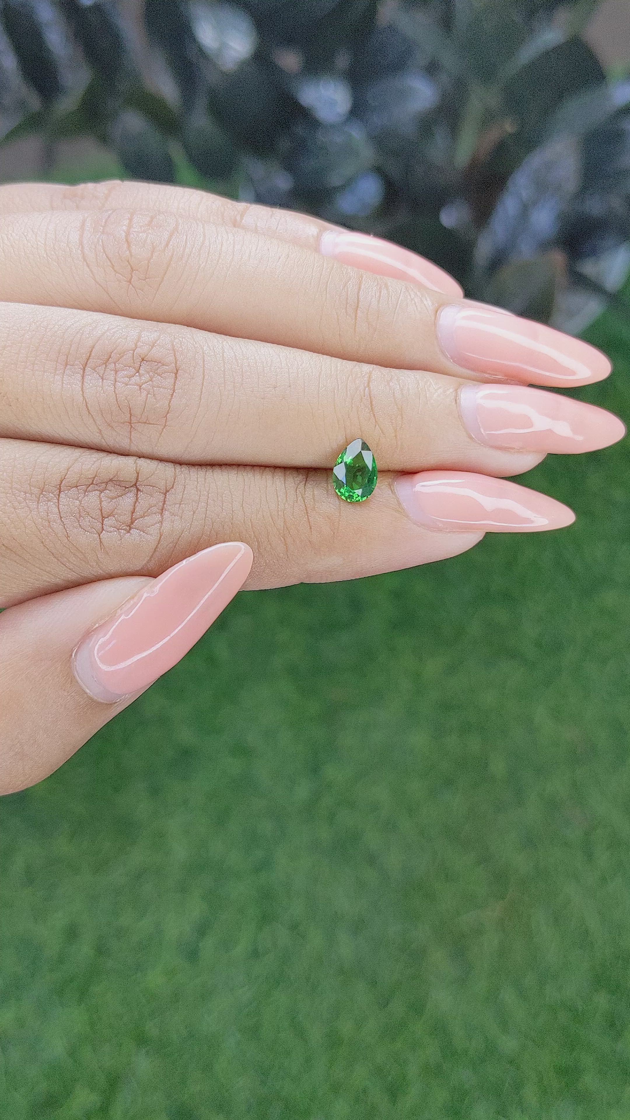 0.69 Ct. Tourmaline from Tanzania Size Video