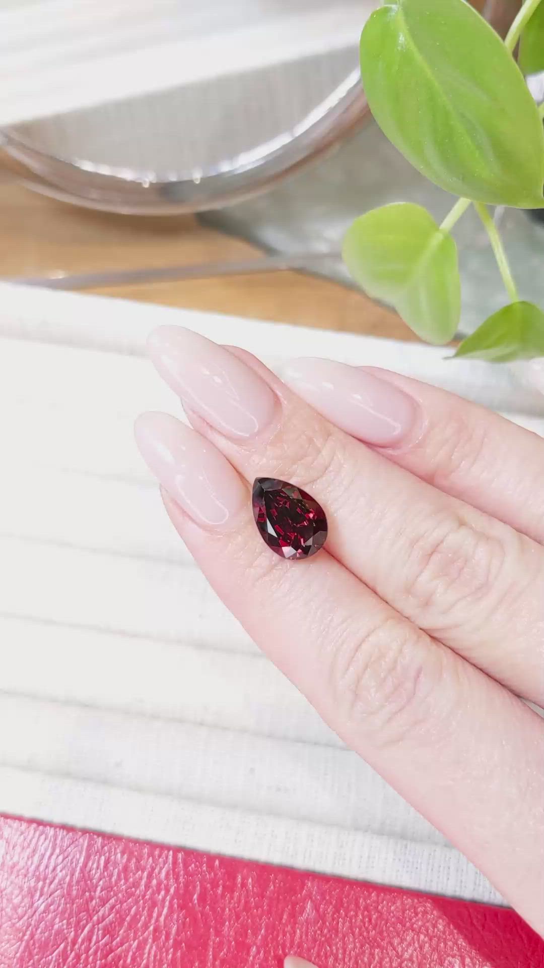 6.00 Ct. Garnet from Tanzania Size Video