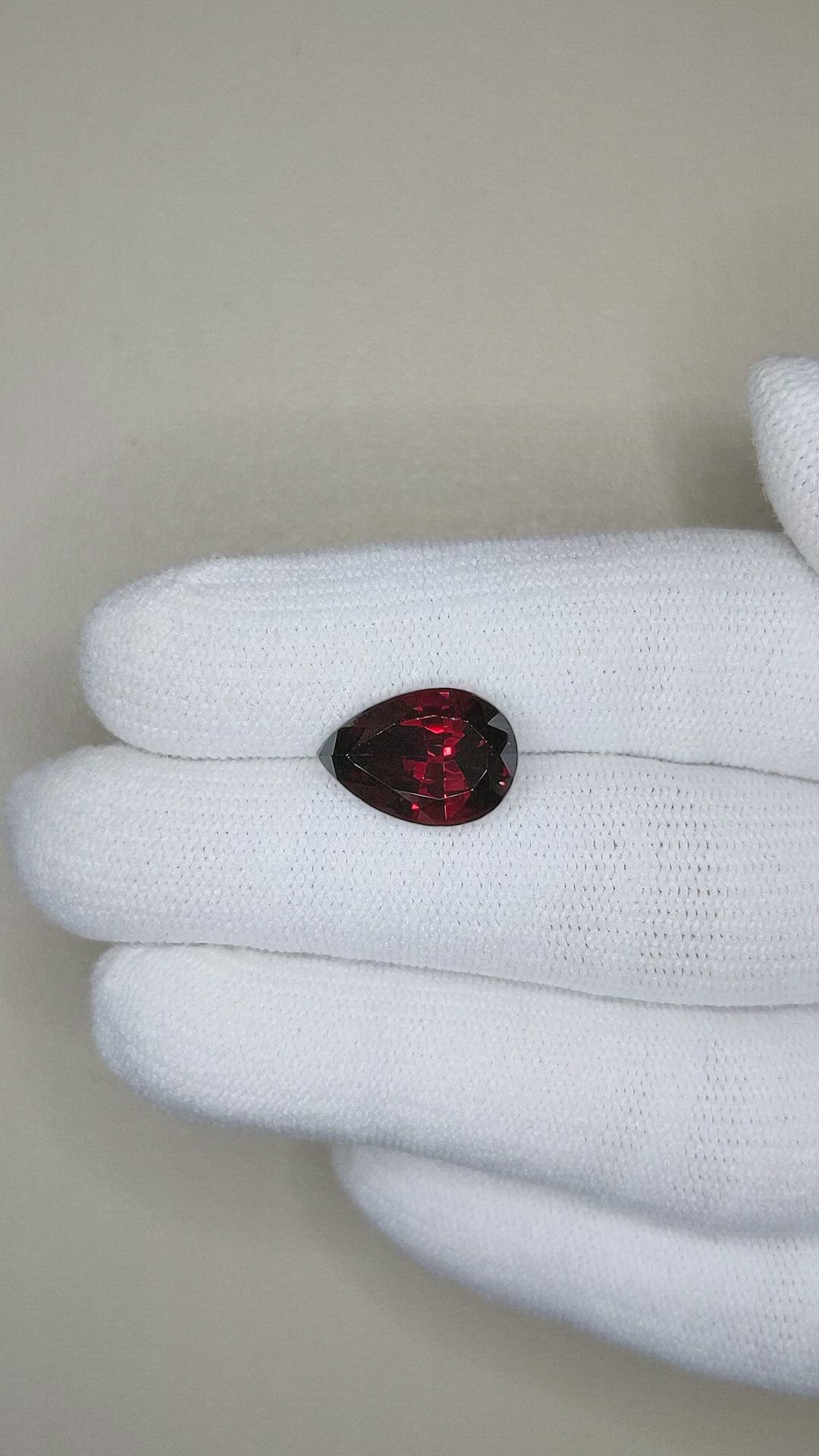 6.00 Ct. Garnet from Tanzania Size Video
