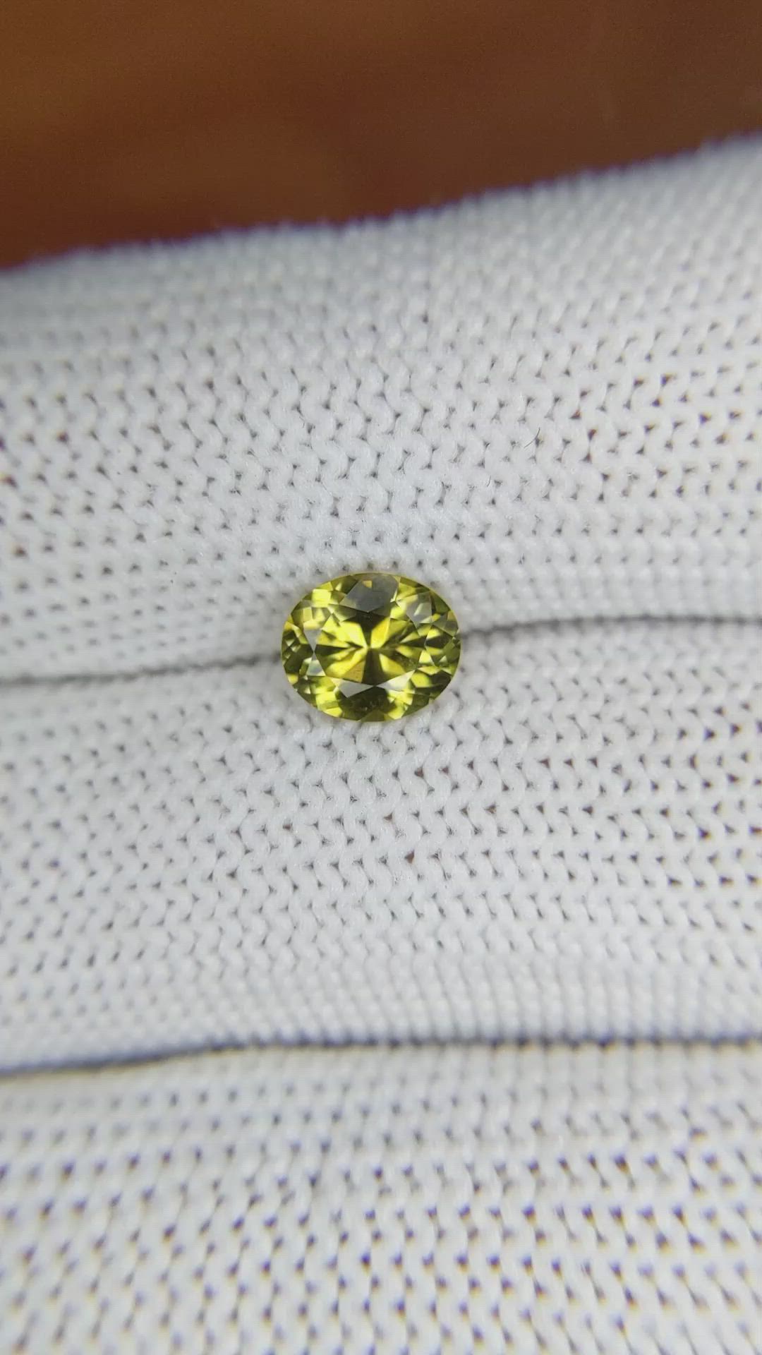 0.92 Ct. Tourmaline from Ceylon (Sri Lanka) Size Video