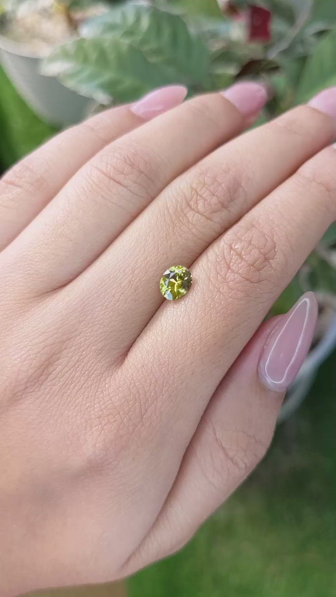 0.92 Ct. Tourmaline from Ceylon (Sri Lanka) Size Video