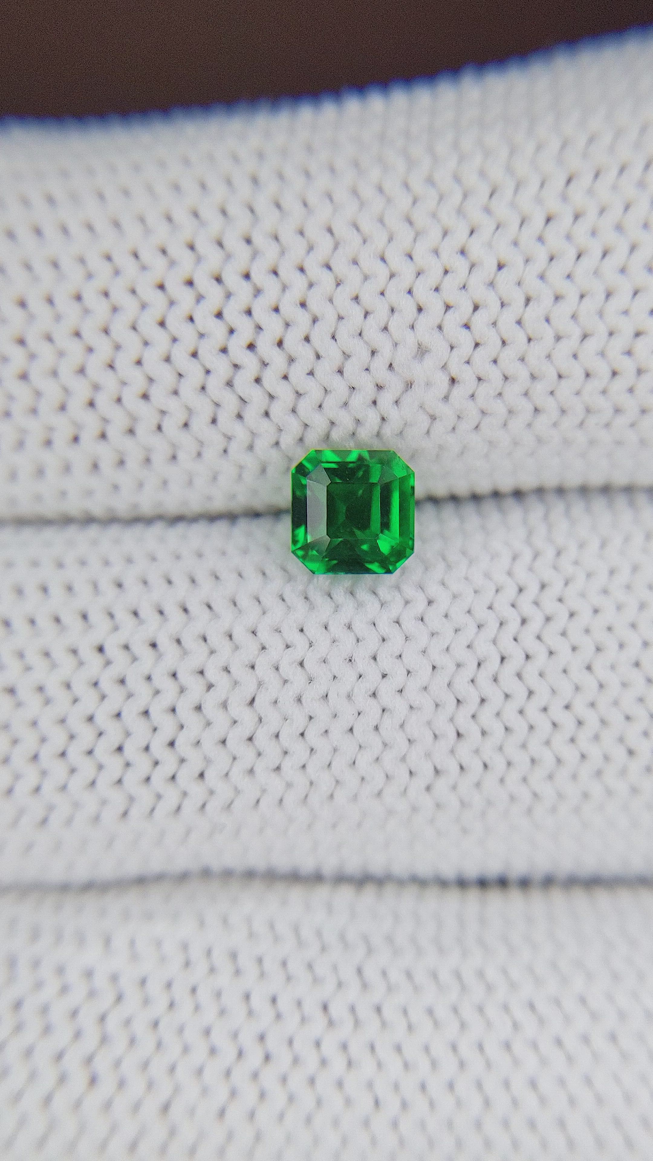 1.02 Ct. Tsavorite Garnet from Tanzania Size Video